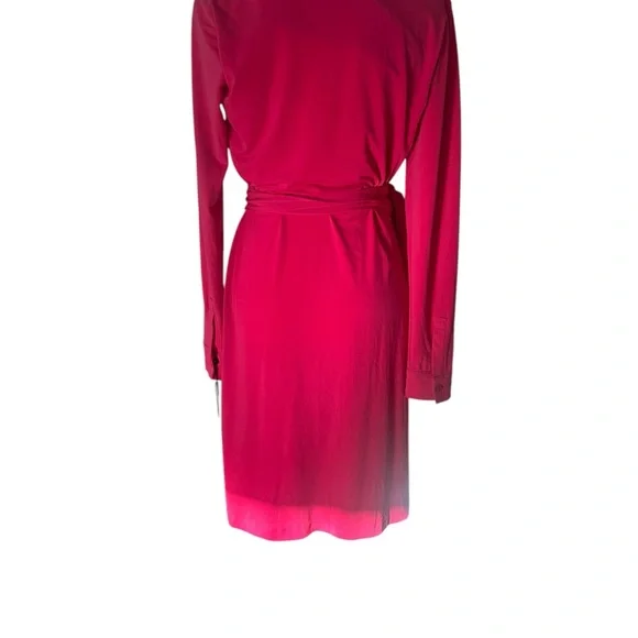 Calvin Klein Pink Wrap Dress size 8 - Picture 2 of 6